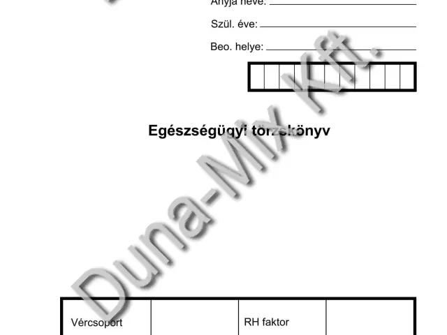 Egészségügyi törzskönyv
